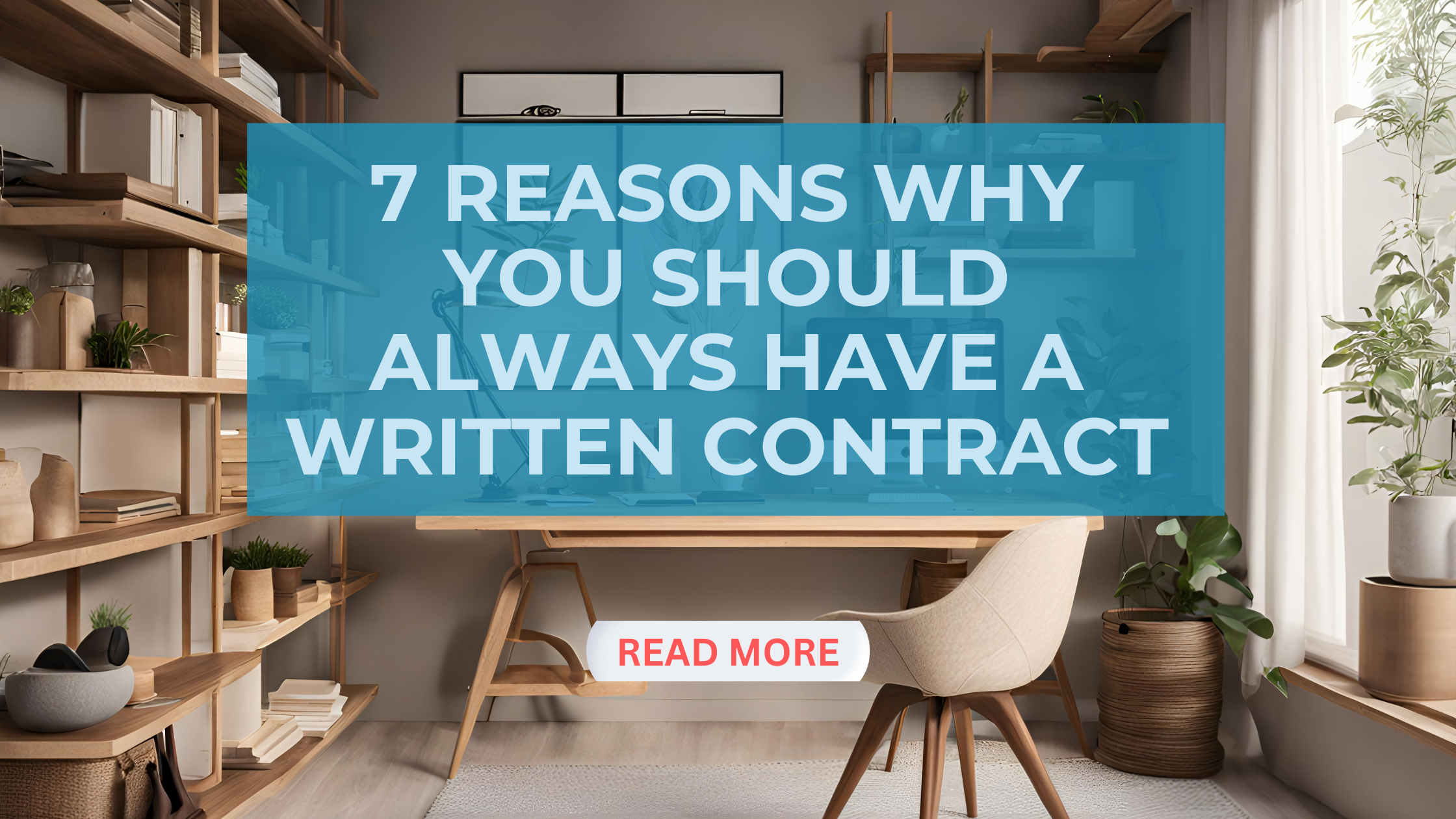 7 Reasons Why You Should Always Have a Written Contract