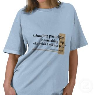 Dangling Participle t-shirt