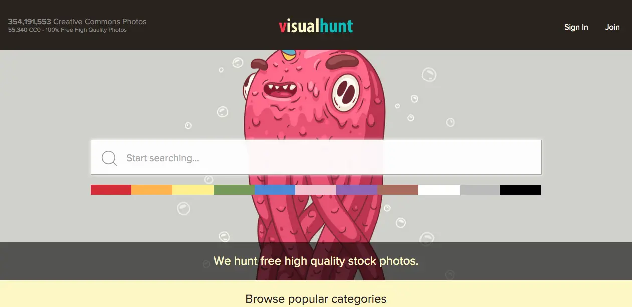 Avoid Copyright Issues with 354 Million Creative Commons Photos from Visual Hunt