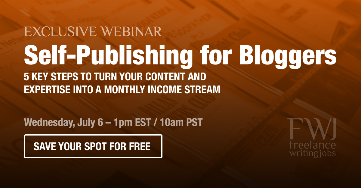 Free Exclusive Webinar: A Practical Guide to Increase Your Income By Self-Publishing