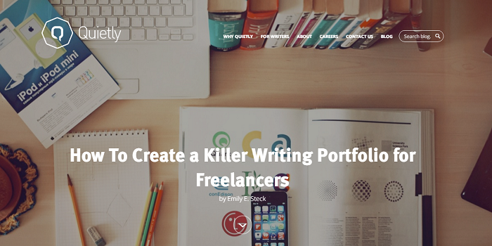 Create a Writing portfolio