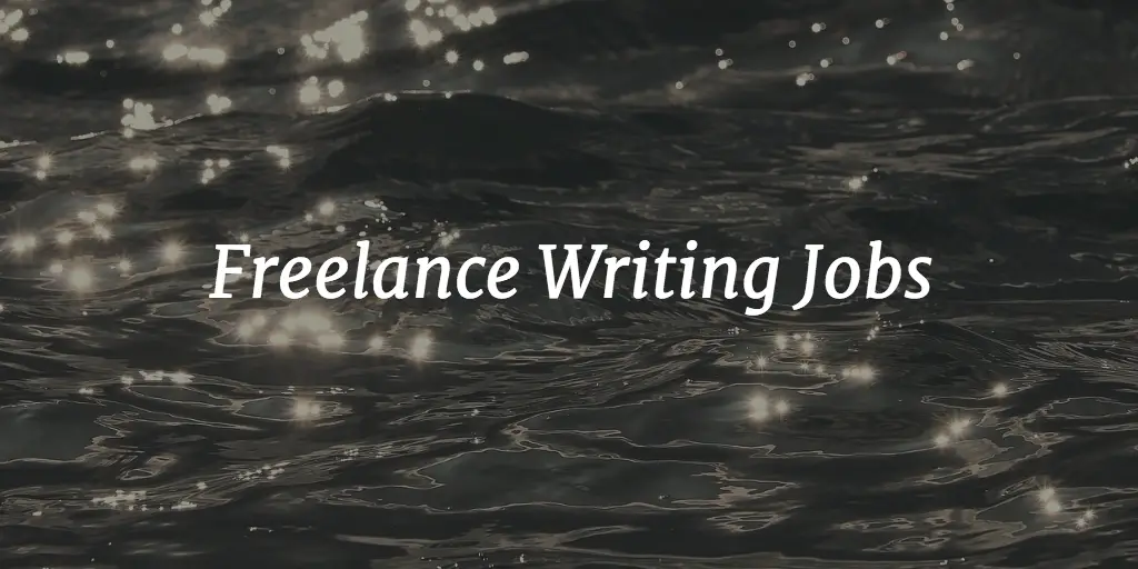 Freelance Writing Jobs, September 26, 2017