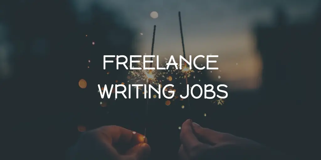 freelance writing jobs