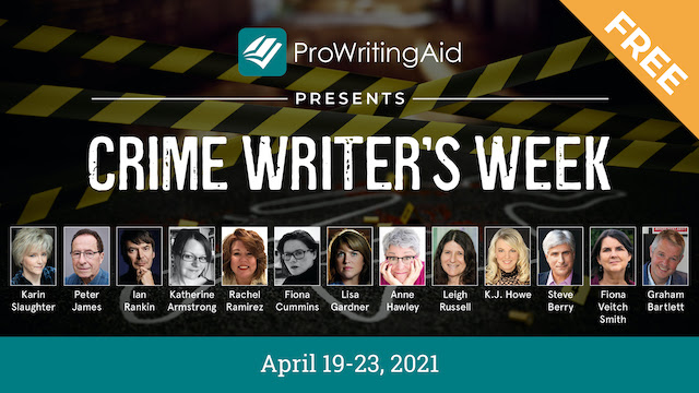 Participate in Crime Writer’s Week (April 19-23)