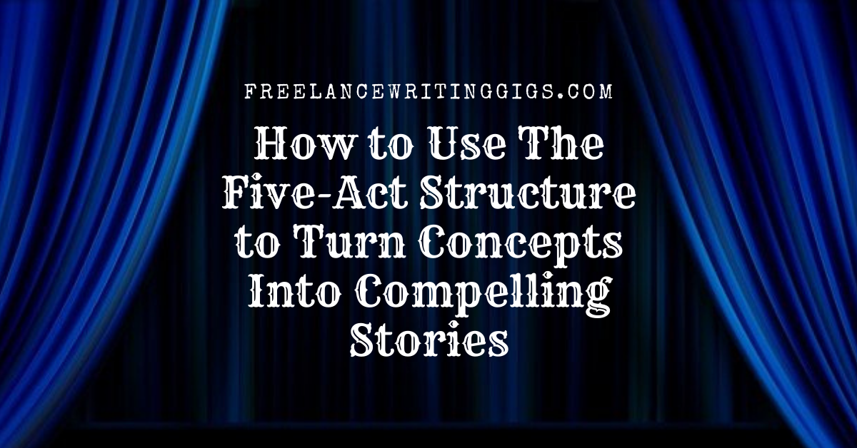How to Use The Five-Act Structure to Turn Concepts Into Compelling Stories