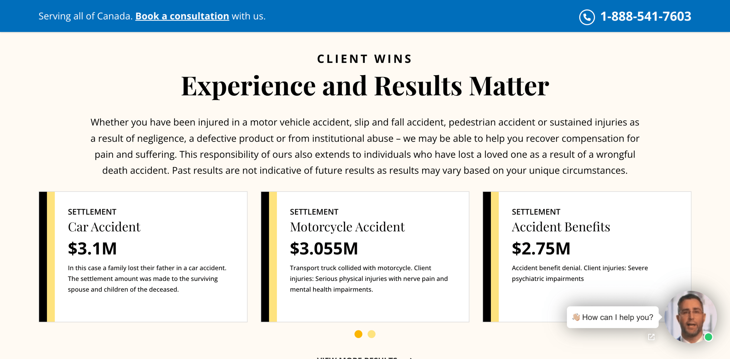 legal writing example personal injury lawyer